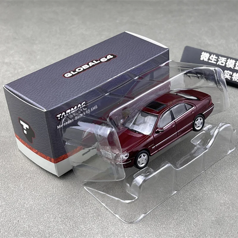 Tarmac Works 1/64 Mercedes Benz S55 AMG Legering Speelgoed Motorvoertuig Diecast Metaal Model Geschenken