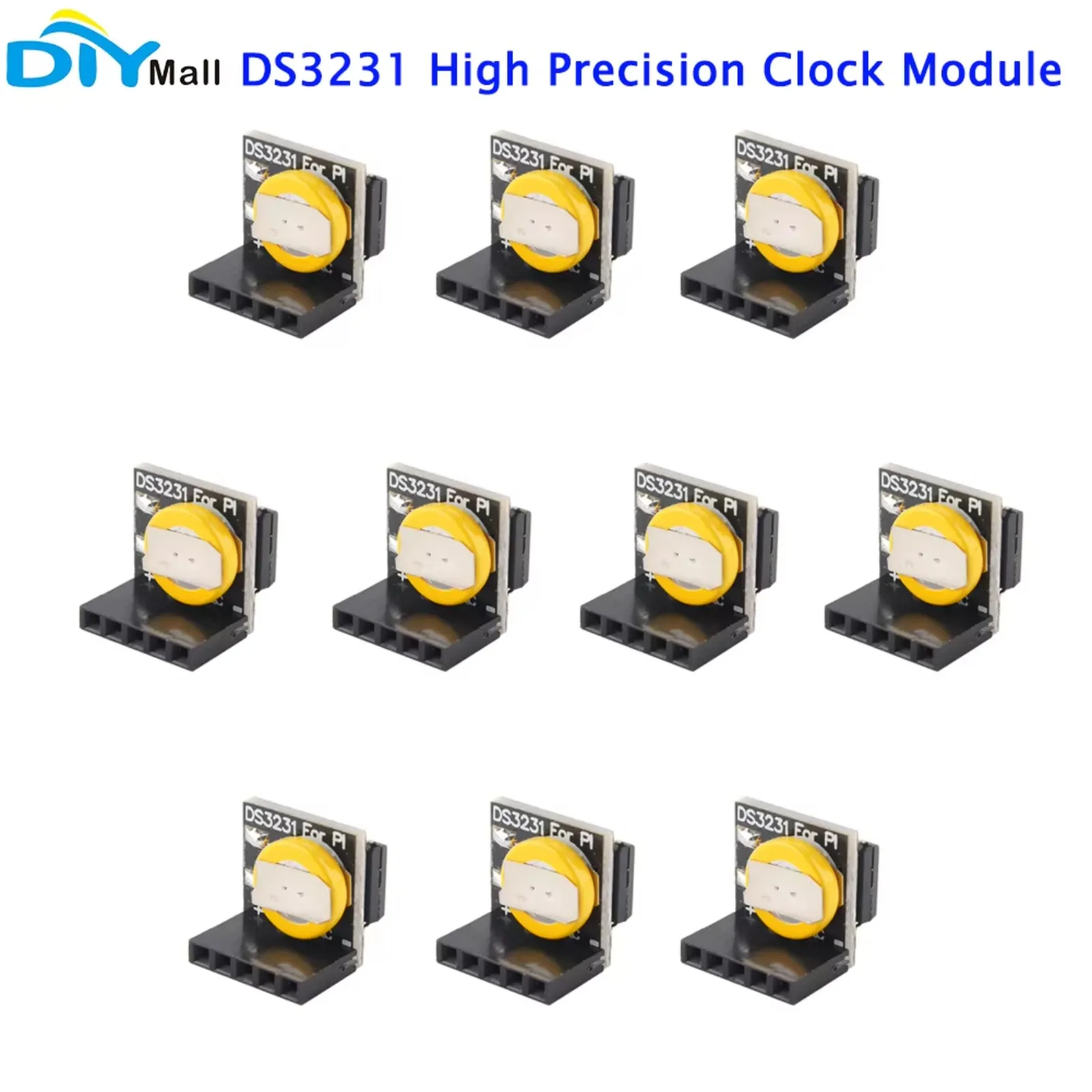 10pcs High Precision Real Time Clock Module for Microcontroller Boards with Accurate Timing and Wide Compatibility