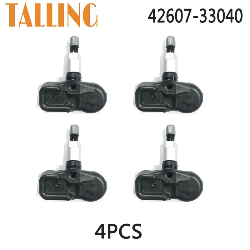 42607-33040 4Pcs TPMS Tire Pressure Sensor for Toyota Corolla Camry Avalon RAV4 Prius Lexus IS250 RC300 GS Scion IM 4260733040