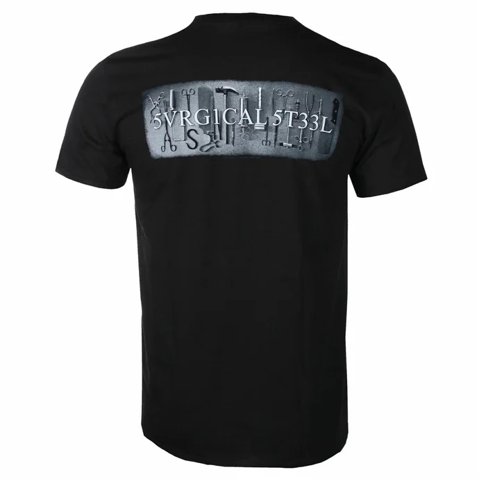 Monochrome Photo‑style Various Surgical Instruments with Spiky Band Logo Front‑print, Number‑letter Mixed Album Title