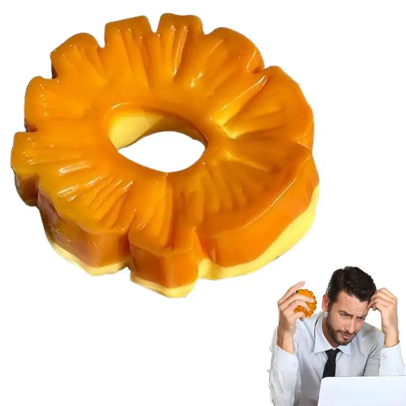 

Pineapple Slices Squeeze Toy Pineapple Slices Toys Stretch Fidget Ball Portable Pineapple Slices Toy Rebound Ball Fidget Toy For