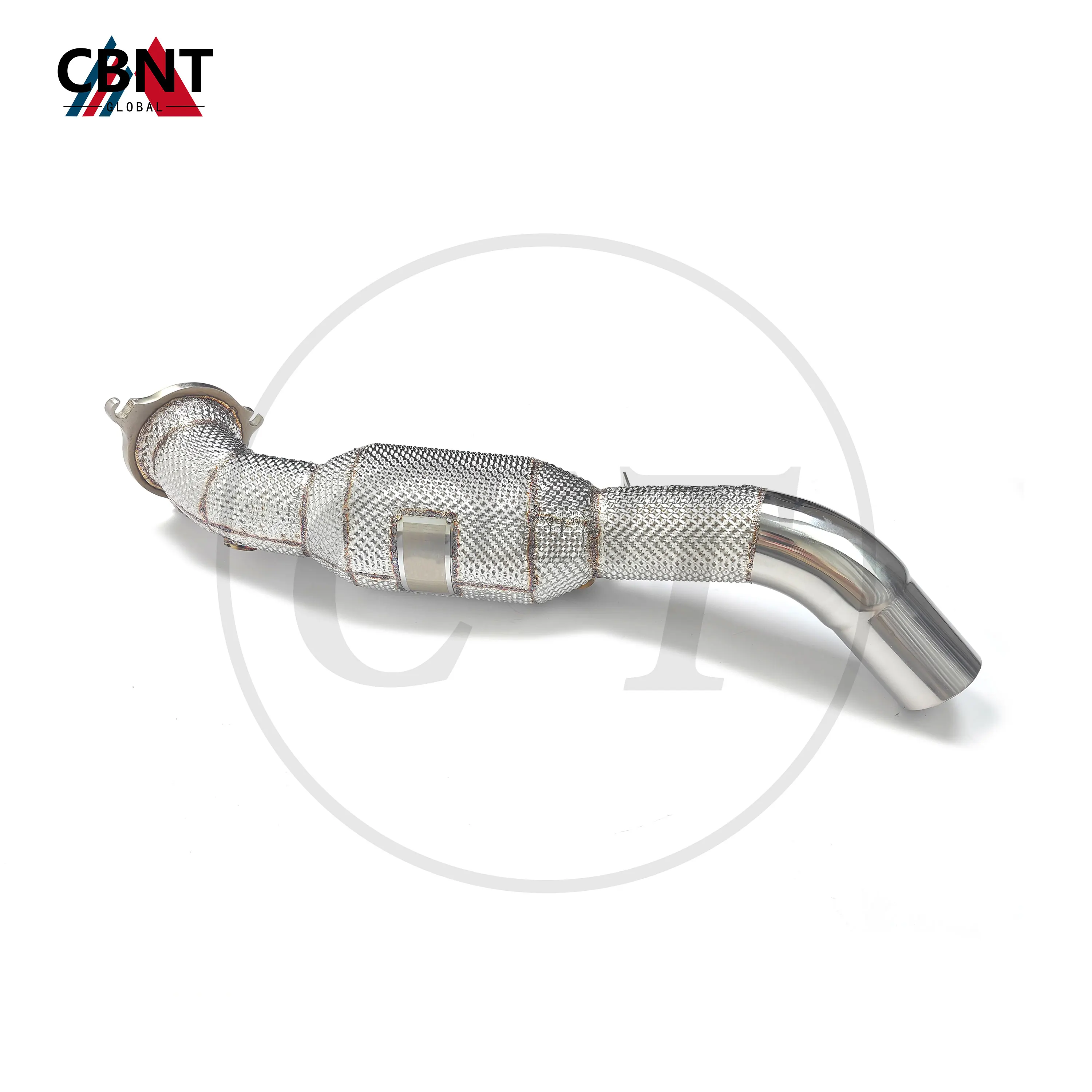 

CBNT Exhaust-headers with Catalytic Converter for Jaguar XE XF XJ 2.0T Catted/Catless Downpipe High Quality SS304 Exhaust Pipe