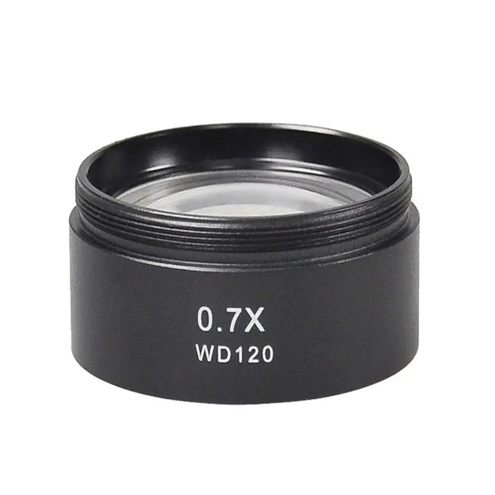 

WD165 0.5X WD120 0.7X Microscope Auxiliary Objective Zoom Stereo Anti-oil Fume Barlow Lens HD Optical Glass Magnifying Glass