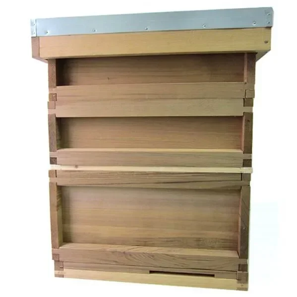 

Apiculture Manufacturer Beehive Kit Beekeeping Red Cedar Wood UK British Standard National Bee Hive and Frame with Foundation