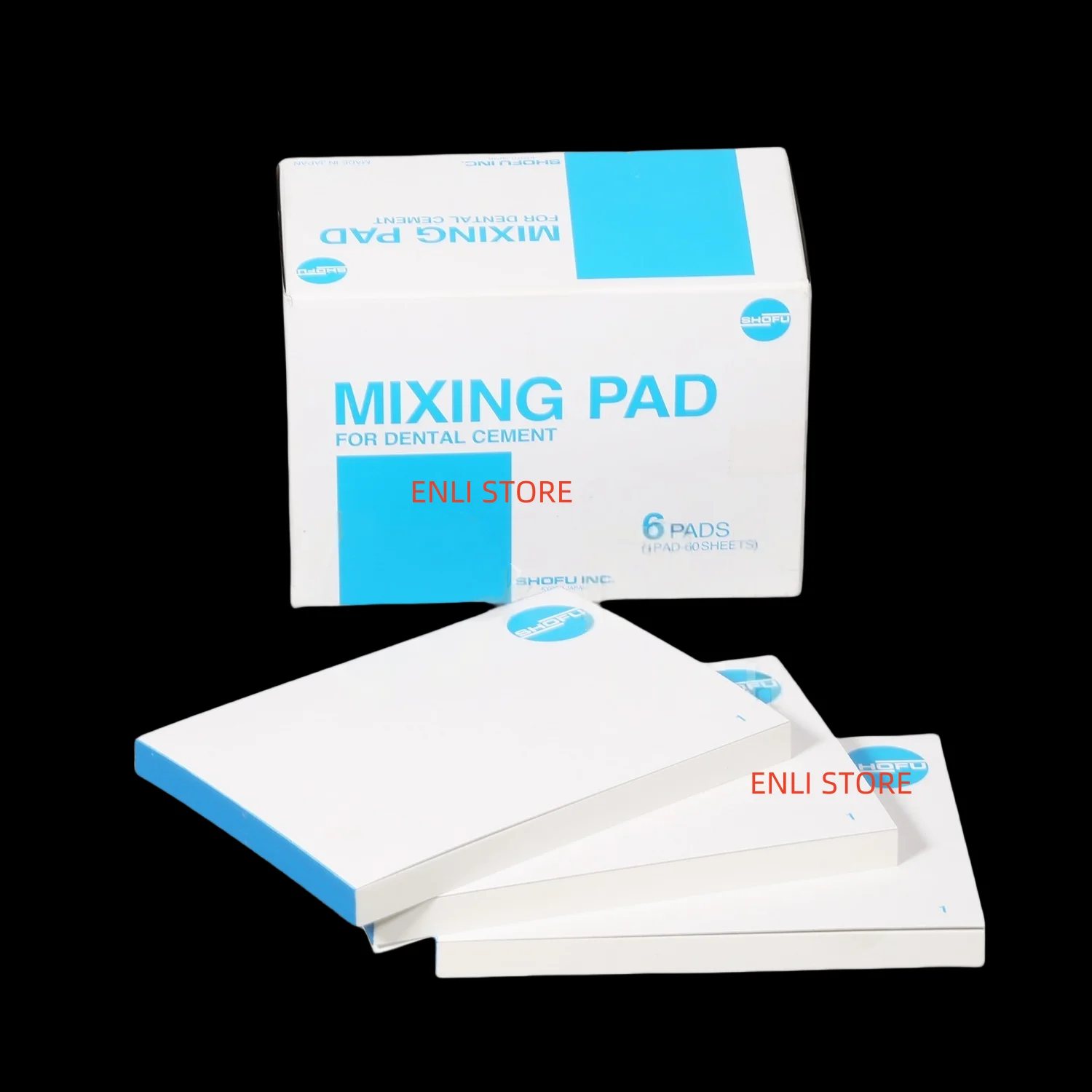 Shofu Mixing Paper 10cm*7.2cm 360pcs/box Suitable for All Hand-Tuned Glass Ionomer Materials