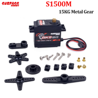 RC Car Servo SURPASS Hobby S1500M 15KG Metal Gear Servo Digital Servo for 1/10 1/8 High-Speed RC Car /Aircraft RC Boat Model