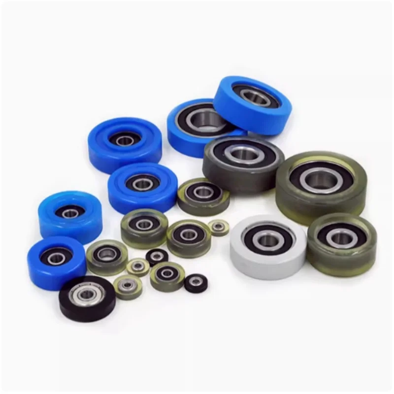 1Pc 20x50x12 polyurethane PU wheel, Roller PU polyurethane rubber wheel