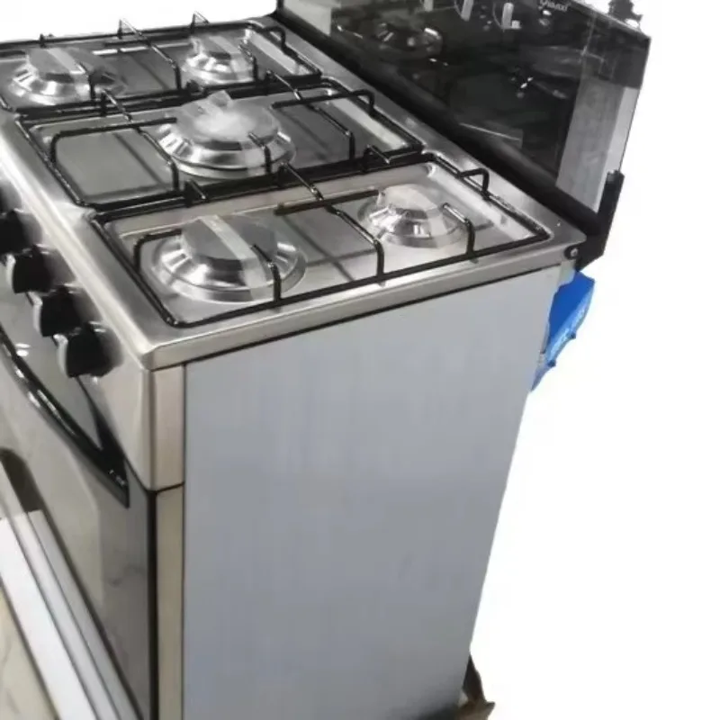 Export of 5-head Vertical Multifunctional Gas Oven Integrated Stove with European and British Standards for Foreign Trade