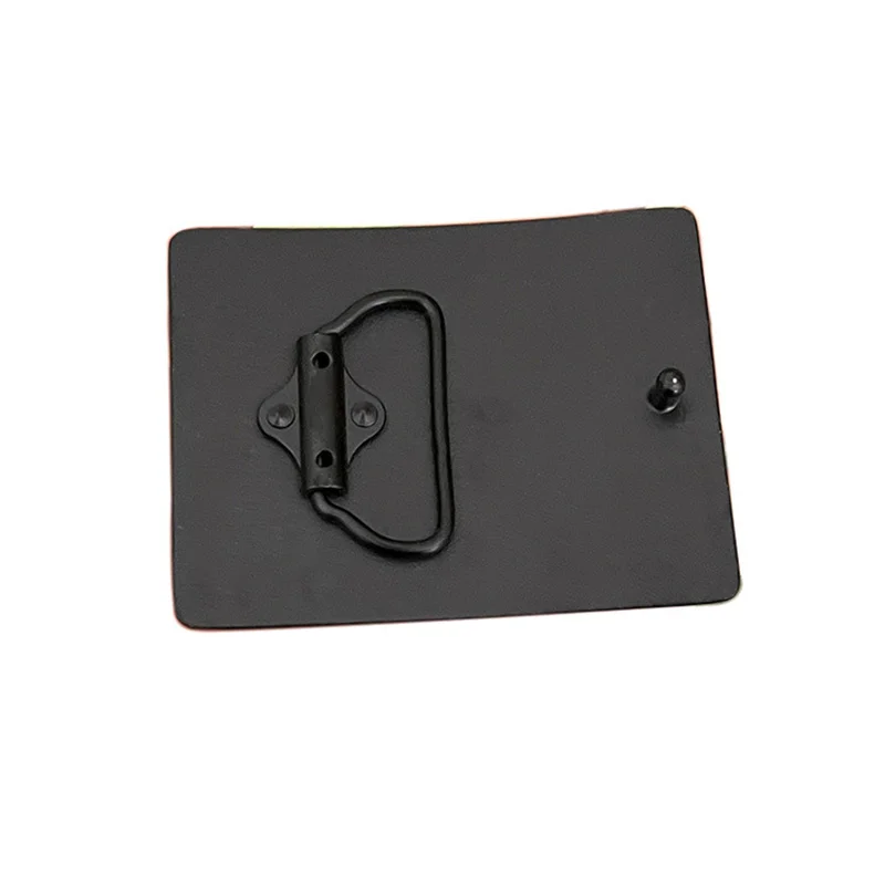 Zinc alloy black plum A belt buckle with western style design