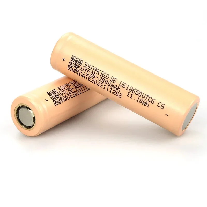 VTC30 18650 Battery 3000mAh 3.7V High Discharge 10C 30A Power High-current for VTC6 Screwdriver Cell