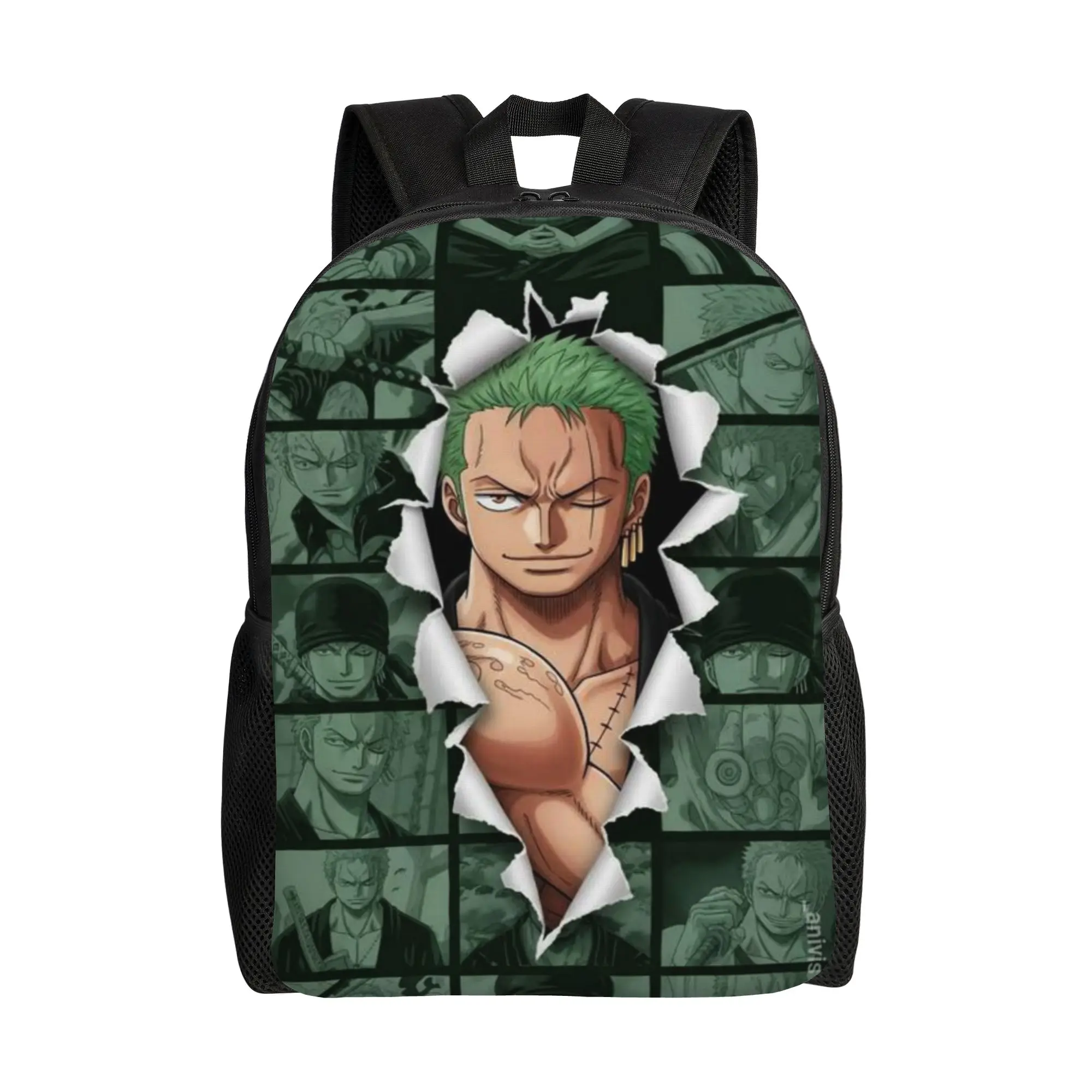 One Piece Laptop Bag Back to school season Pirate King Anime  Sturdy Shoulder Backpack