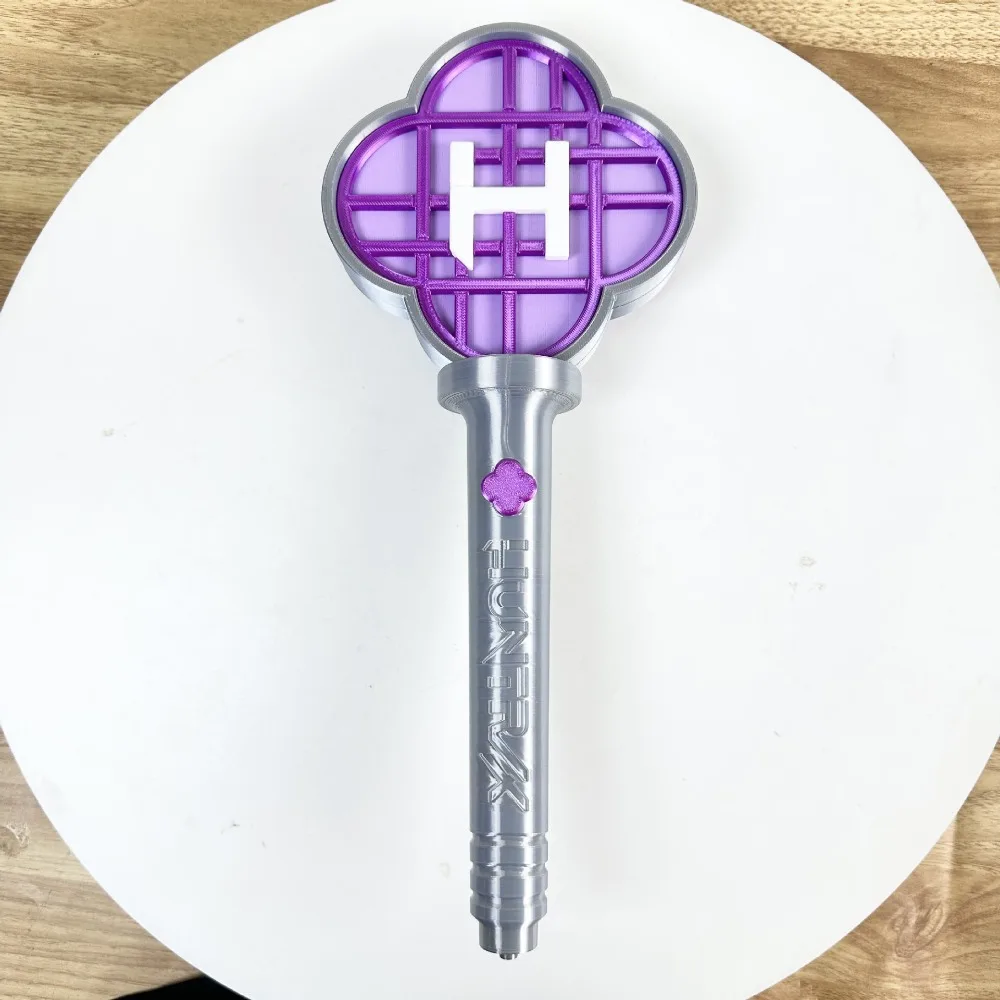 KPop Demon Hunter Rumi Cosplay Sword Light Stick Light Purple Dart Swords Knife Ornament Group Props Accessories for Girls