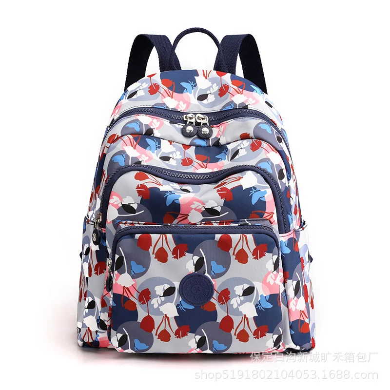 Bolso de hombro doble para mujer, mochila escolar de gran capacidad para estudiantes universitarios, mochila de viaje de nailon para ocio, 2022