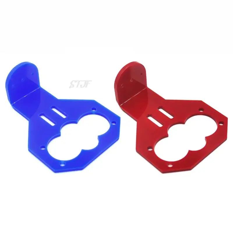 Cartoon Ultrasonic Sensor Mounting Bracket for HC-SR04 Smart Car Red Blue Color