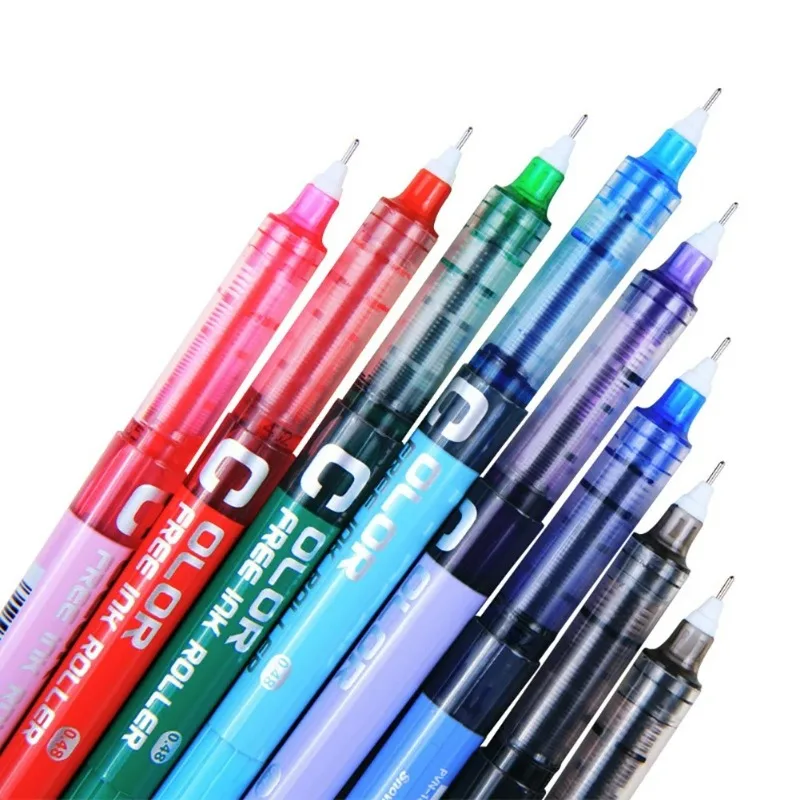 High Quality Multiple Colour Big Capacity Ink Gel Pen Student School Office Stationery Fine Roller Ball Pen New