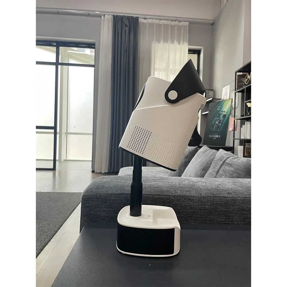 

Проектор-трипод с Hi-Fi колонкой 3-в-1, 240 ANSI, умный проектор с Wi-Fi 6, Android 11, для домашнего и уличного кинотеатра, портативный 4K проектор
