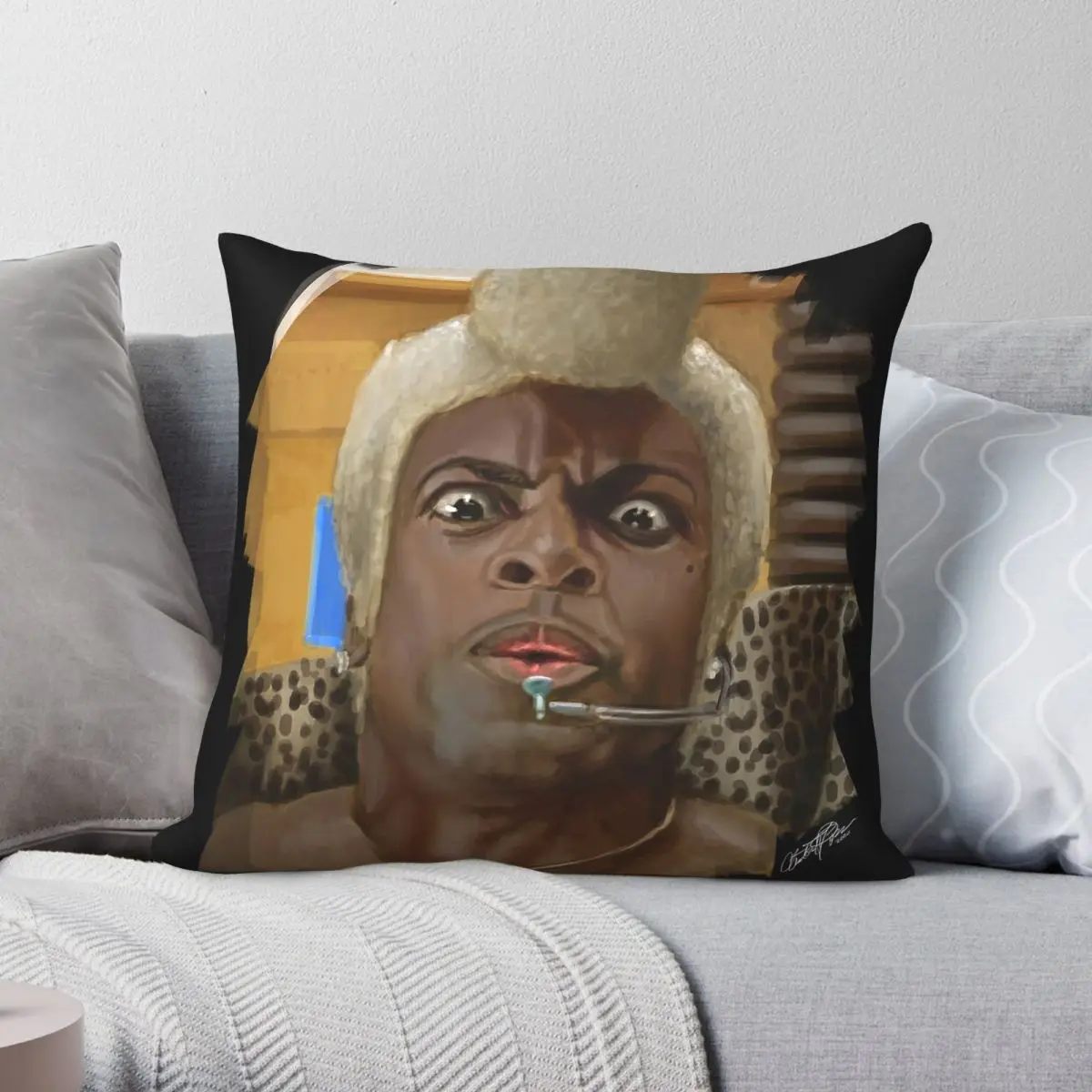 Fifth Element Ruby Rhod Square Pillowcase Polyester Linen Velvet Printed Decor Pillow Case Room Cushion Cover Wholesale 45x45