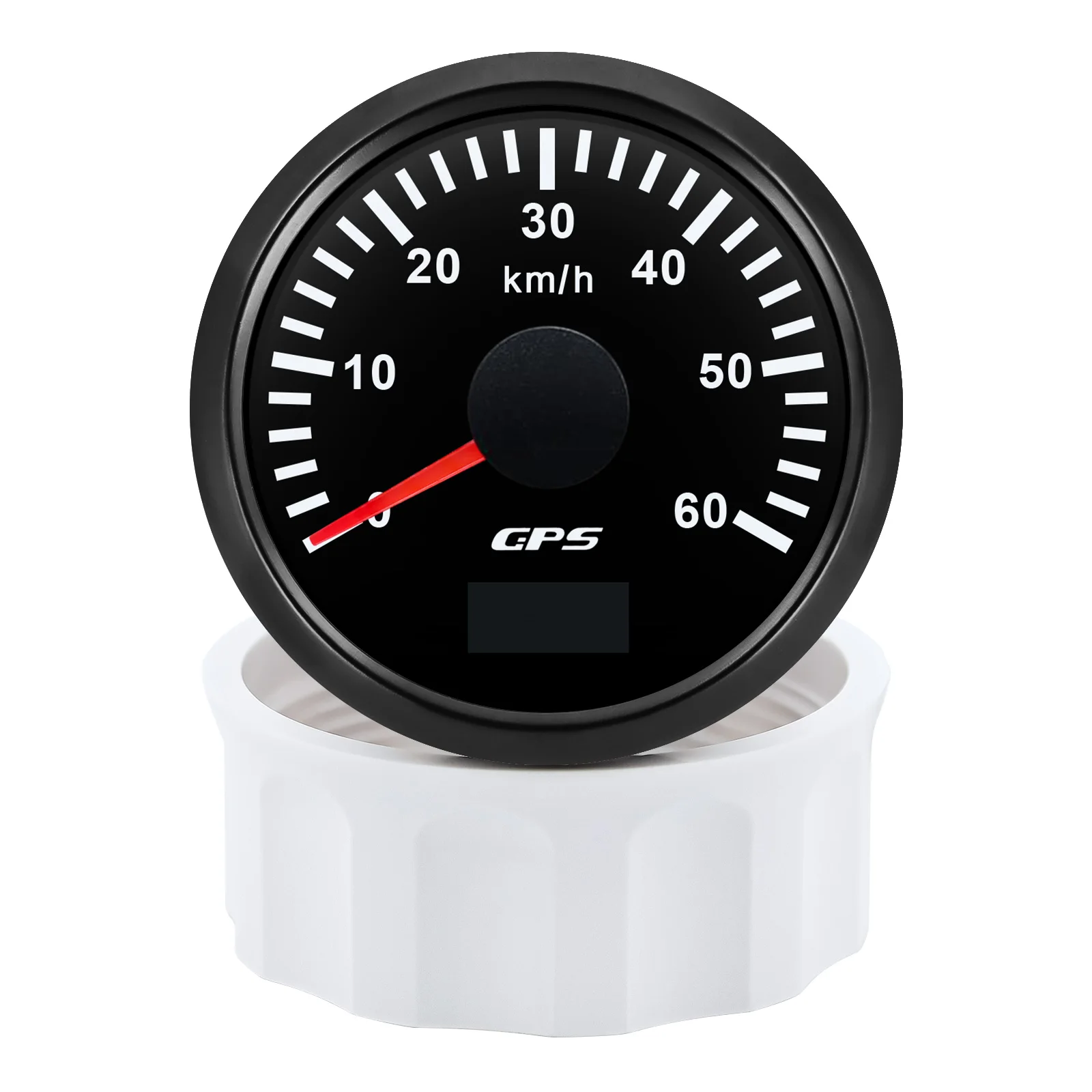 30/60/80/120/200 km/h 52 mm digitales GPS-Tachometer mit Antenne, Boot, Auto, Geschwindigkeitsmesser, 7-Farben-Hintergrundbeleuchtung, 12 V, 24 V – Detail 12