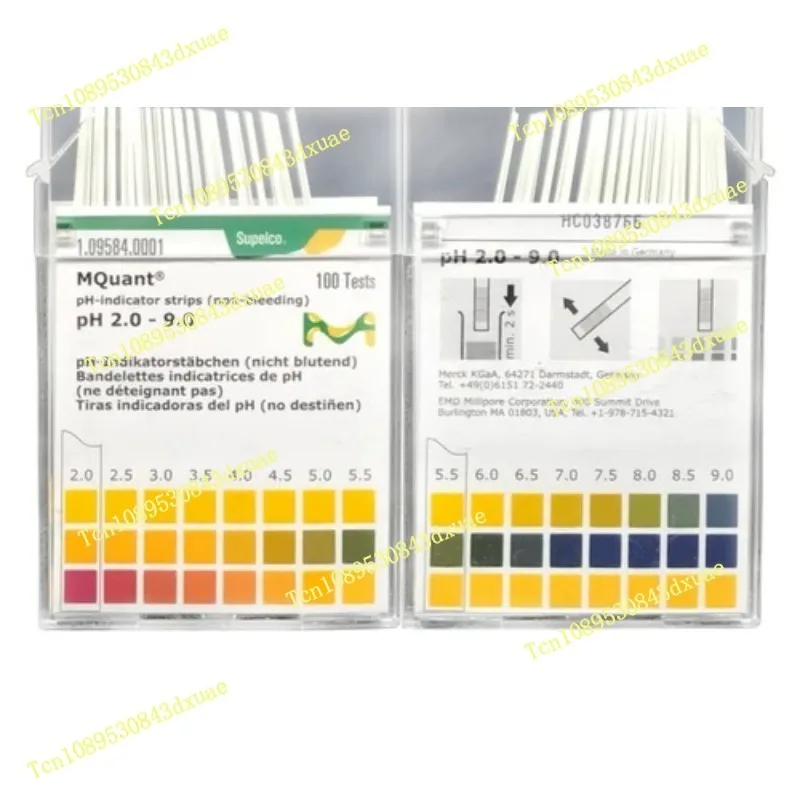The latest pH test paper 1.09535.0001 1.09543 pH accuracy test strip, extensive test paper