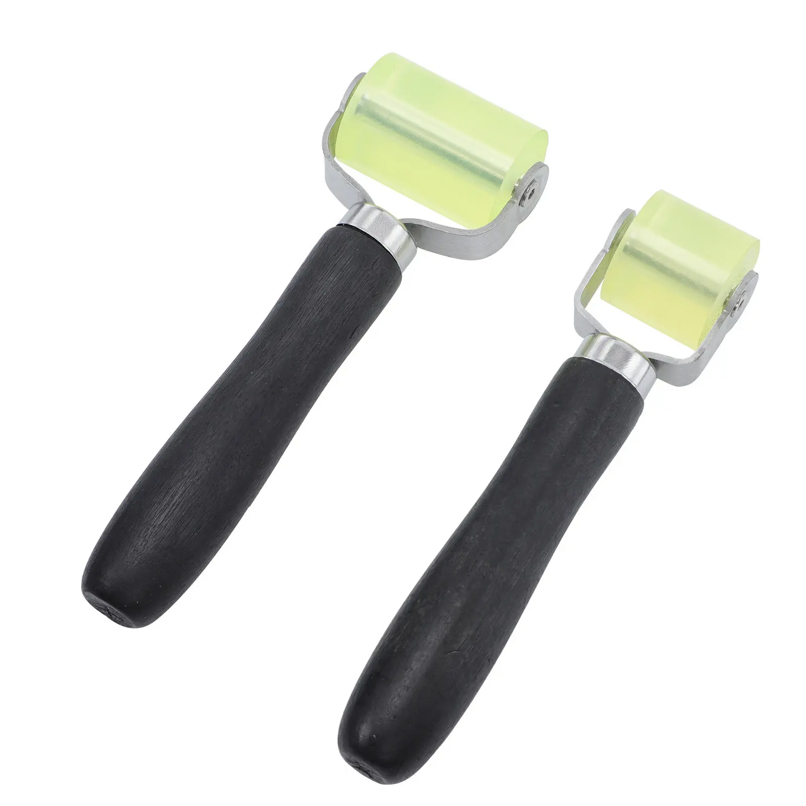 2Pcs Wallpaper Roller Wheel Premium Flatten Roller for Wall Sticker Smooth Surface Adhesion Construction Tool Car Sticker