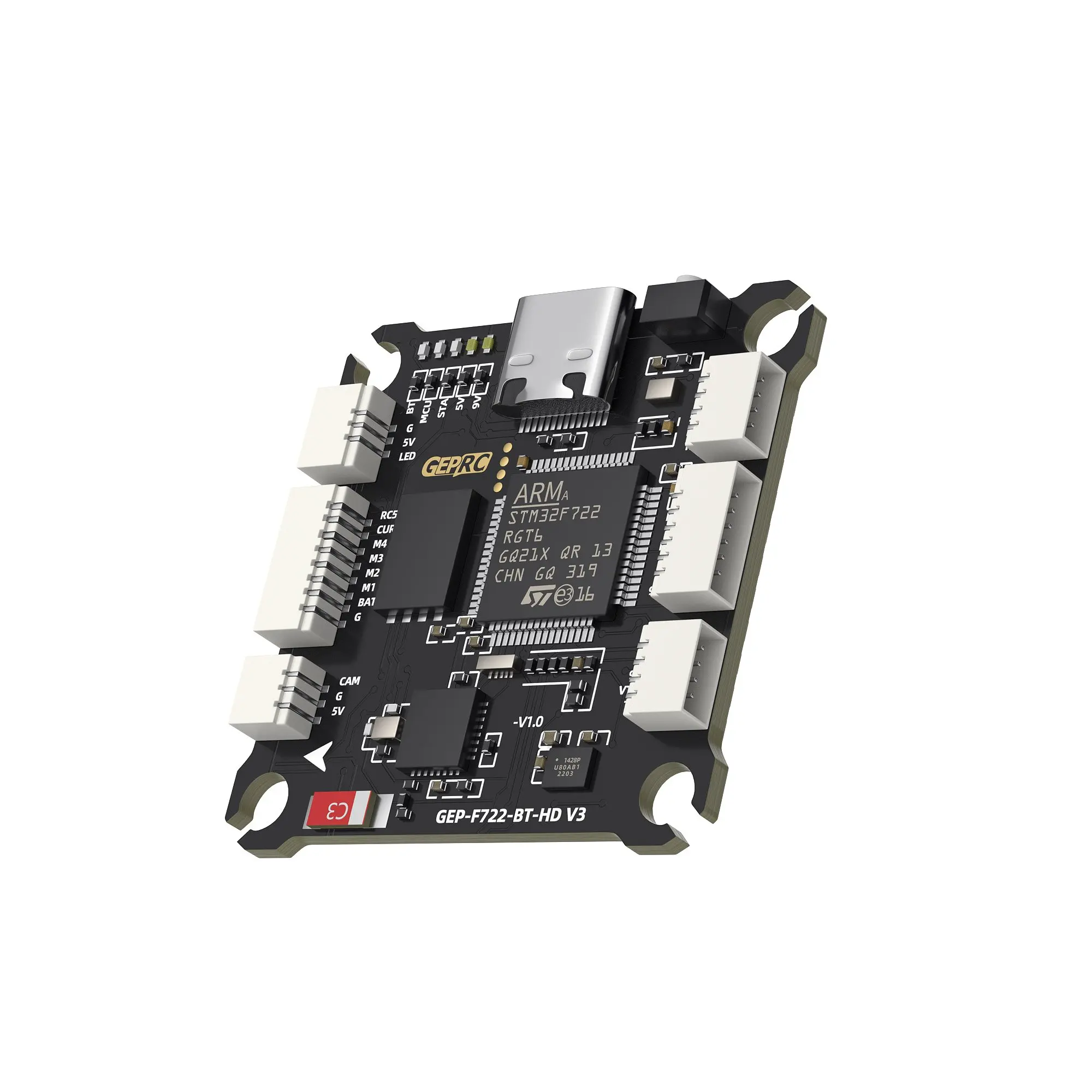 Geprc F722-BT-HD V3 وحدة تحكم في الطيران FC BetaFlight OSD ث AT7456E رقاقة 3-6S يبو ل RC FPV ثابت الجناح الطائرة بدون طيار متعدد الدوار