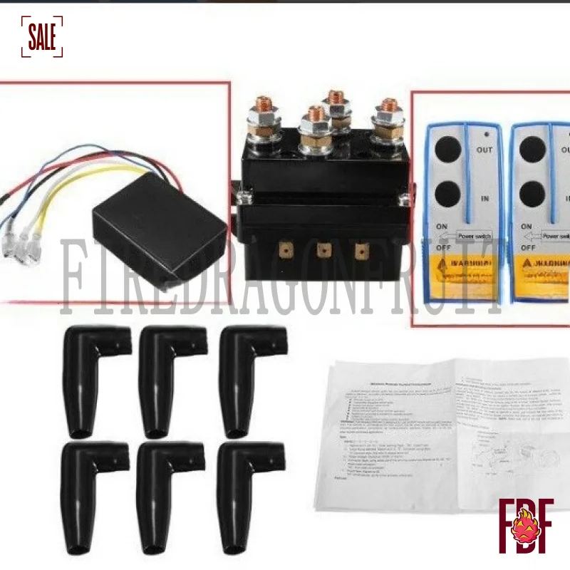 

Electronic Winch Relay DC500A 12V 24V Set Direct from-Border