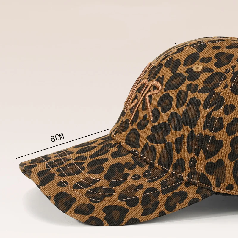 Popular Leopard - print Baseball Cap with Embroidered "NOR" - A Stylish and Eye - catching Accessory