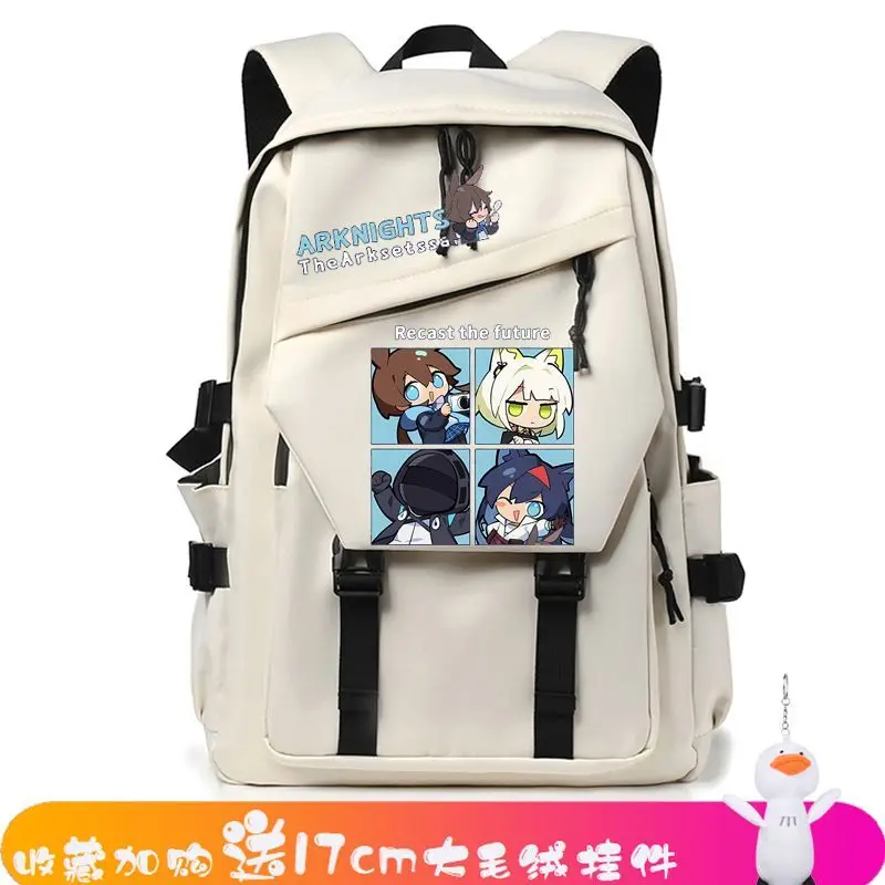 Arknights Large Capacity Simple Casual Unisex Backpack Fashion Trendy Primary And Secondary School Student Bag Anime