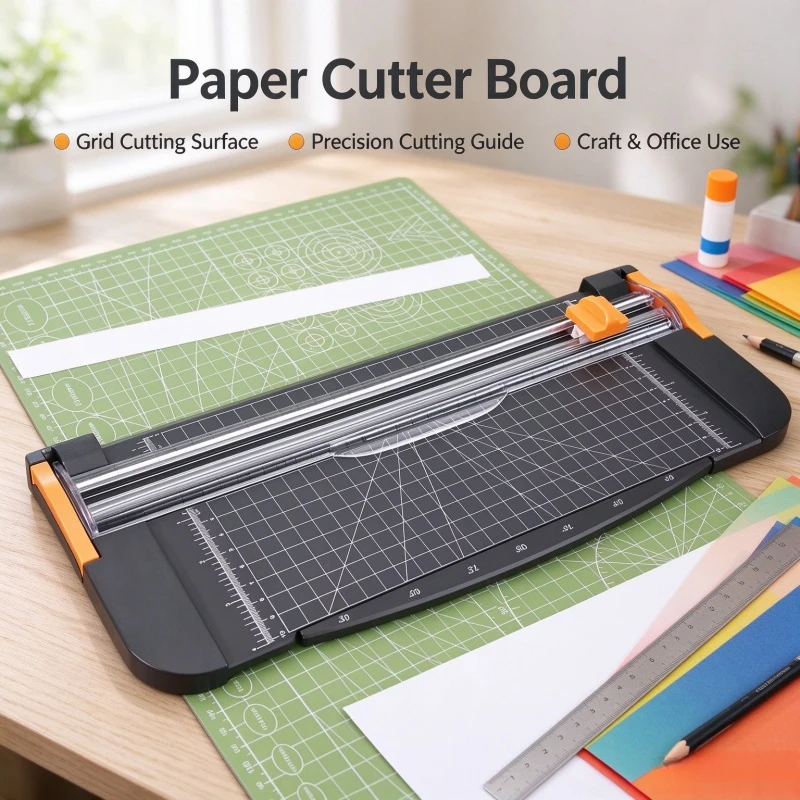 Stocking Stuffers A4 Paper Cutting Machine, Art Paper Trimmer with Replaceable Blades, Paper Cutter for Photos, Scrapbook & Craf