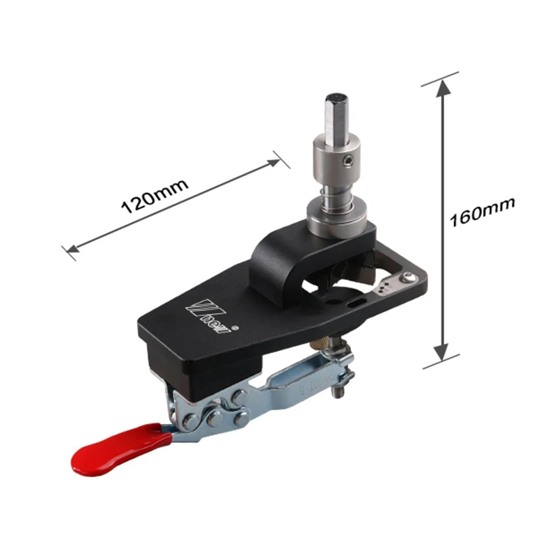 35mm Hinge Boring Jig Woodworking Hole Drilling Guide Locator with Fixture Aluminum Alloy Hole Opener Template Tools