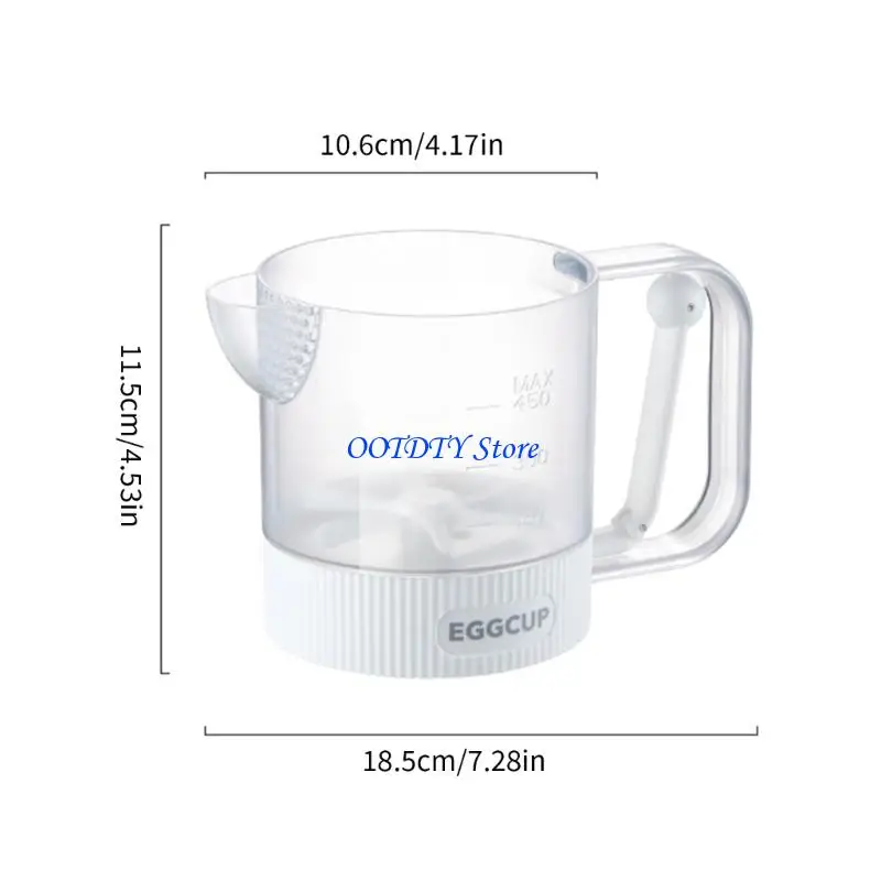 367A Manual Mixer with Comfortable Handle and Detachable Parts for Homemade Baking Experience and Family Cooking Activity