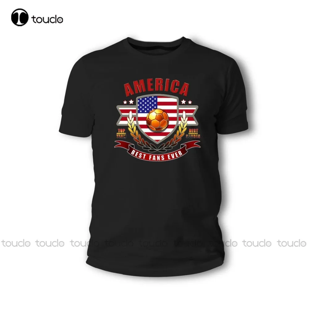 T Shirts Fashion T-Shirt United States Of America Men'S Football Legend Soccers Fubball Herren Flagge Usa Fashion Funny New