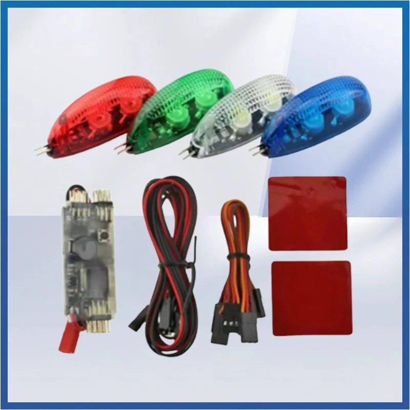 

RC Led Light 5V 12V Intelligent LED Night Flight Navigation Searching Light Red Green Blue White for Fixed Wing Quadcopter Lamps