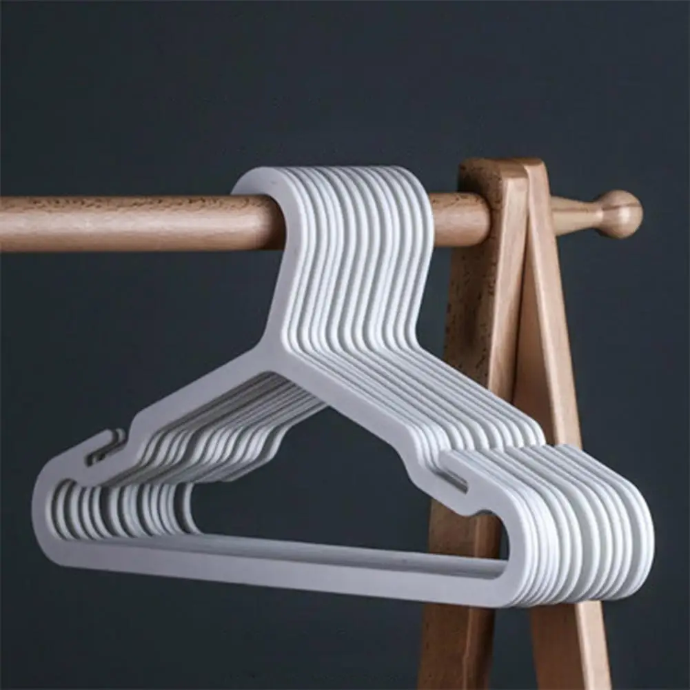 Laundry Drying Rack Durable Anti-deform Clothes Hangers with Wide Shoulder Notches Strong Load-bearing Coat for Space-saving