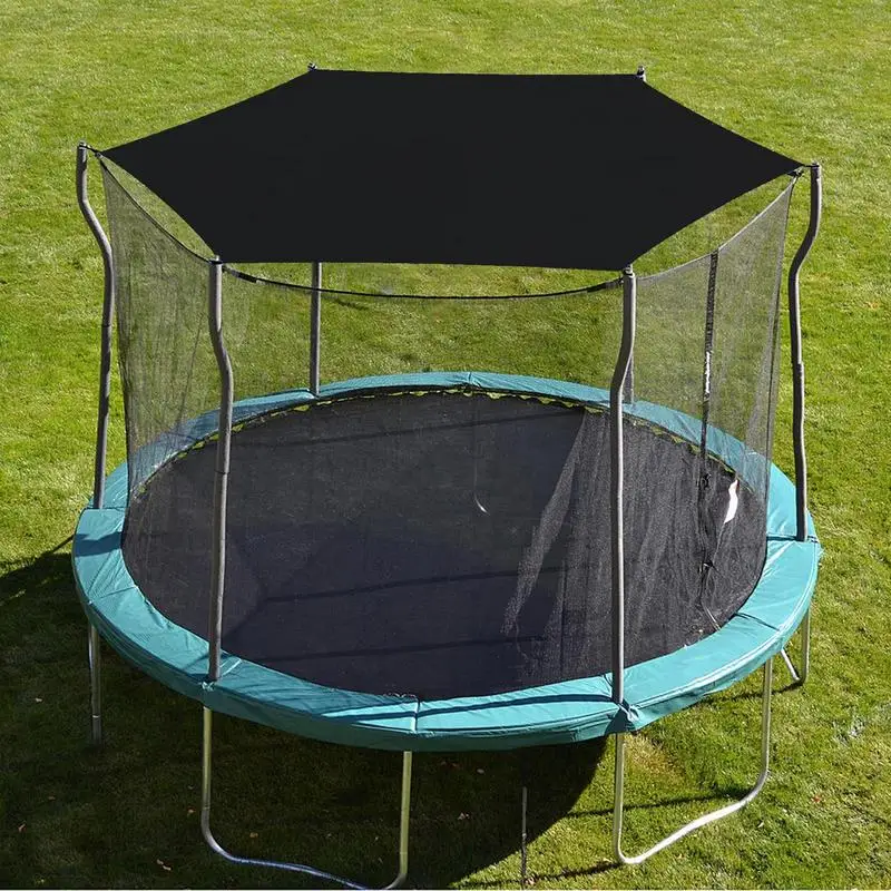 Trampoline Shade Cover UV Rain Protection Canopy 10ft Oxford Cloth Waterproof Cover Summer Rain Sun Resistant Trampoline Covers