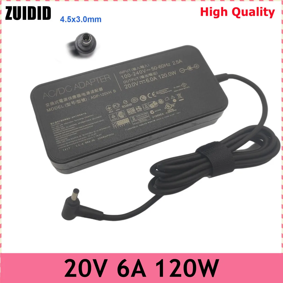 20V 6A 120W 4.5X3.0mm PA-1121-22 Adapter Laptop AC Charger for UX534F M7400Q YX570U YX570Z UX501J U5500V Power Supply