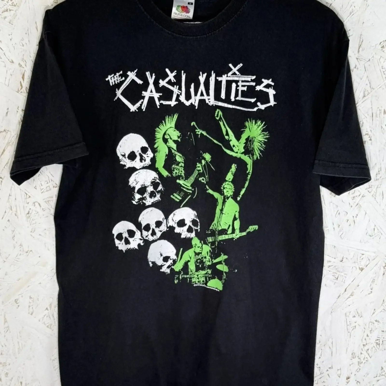 Vintage The Casualties 2012 Machete Hardcore Punk Band T Shirt Schwarz Gr M Bild 1 von 4 vintage Washed Slightly Versatile