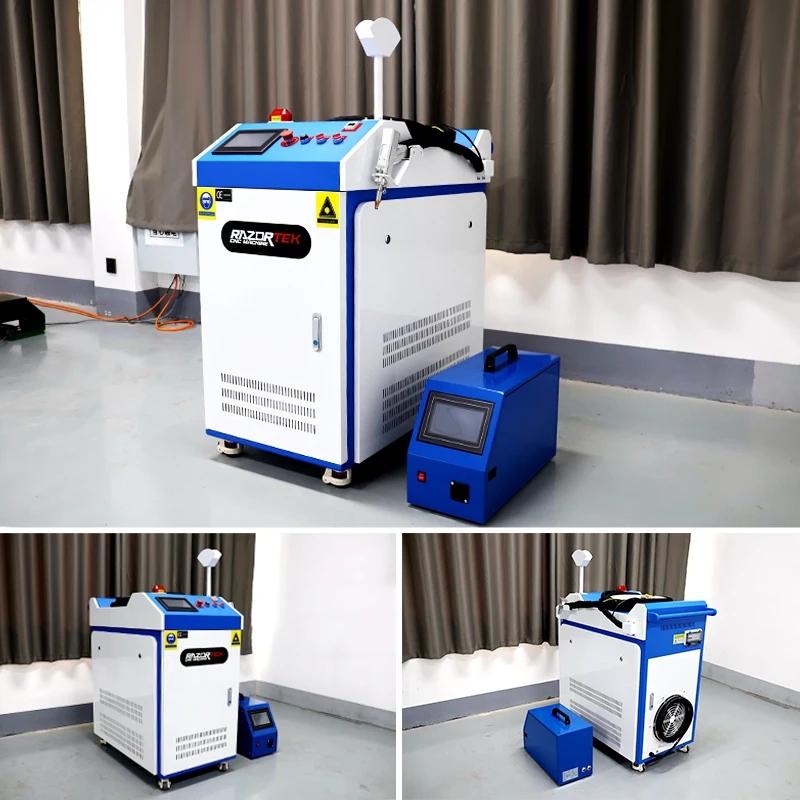 4in1 fiber laser welding machine cleaning machine with Raycus 1500w handheld fiber laser welding machine