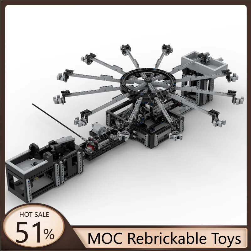 

Лидер продаж, 1369 шт. MOC, средневековая креативная архитектура, серия кирпичей Merry Go, круглая модульная сборка, рождественские подарки для взрослых и детей