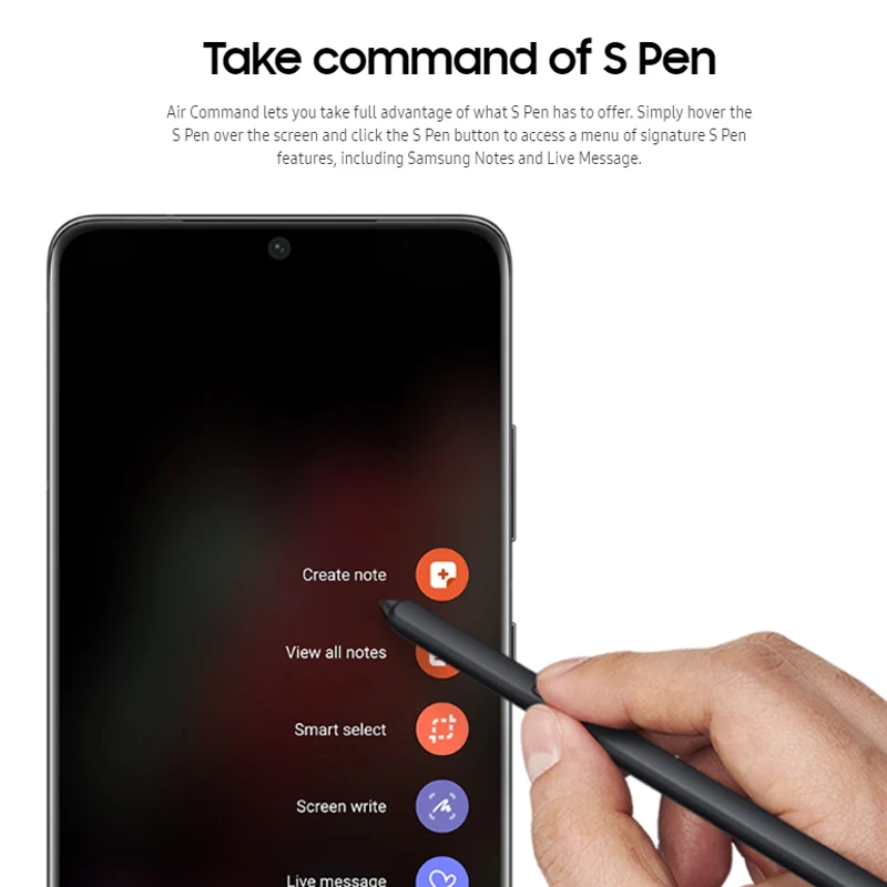 สำหรับ Samsung S21ปากกา S ultra EJ-PG998ปากกา Stylus S Pen/S-PEN ใช้ได้กับ Galaxy S21 ultra 5g เท่านั้น