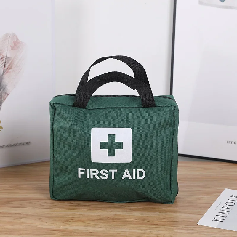 Kit de primeros auxilios para el hogar, bolsa de almacenamiento de medicamentos, organizador portátil de rescate para exteriores, Kit médico de gran capacidad para niños