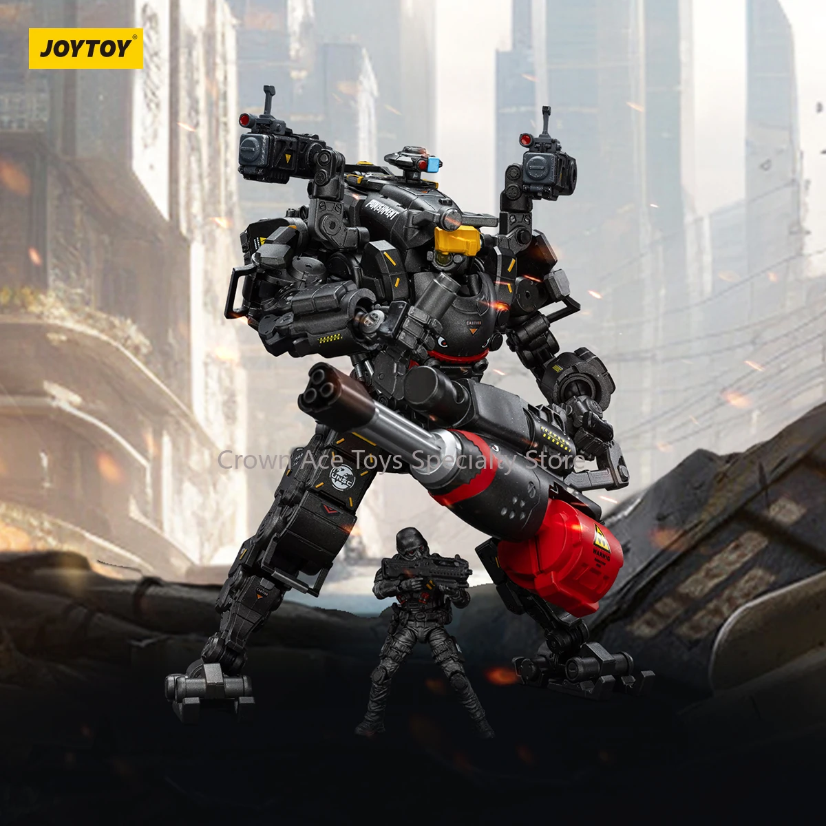 JOYTOY Dark Source 1/25 Action Figures Mecha 22cm God of War 86-II Assault Collection Model Trendy Toys Holiday Collectible Gift