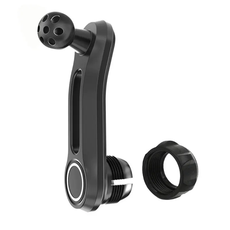 Brazo de extensión de rótula de 17mm para salida de aire de coche, soporte para teléfono, montaje GPS, salidas de aire para coche, accesorios para soporte de teléfono móvil