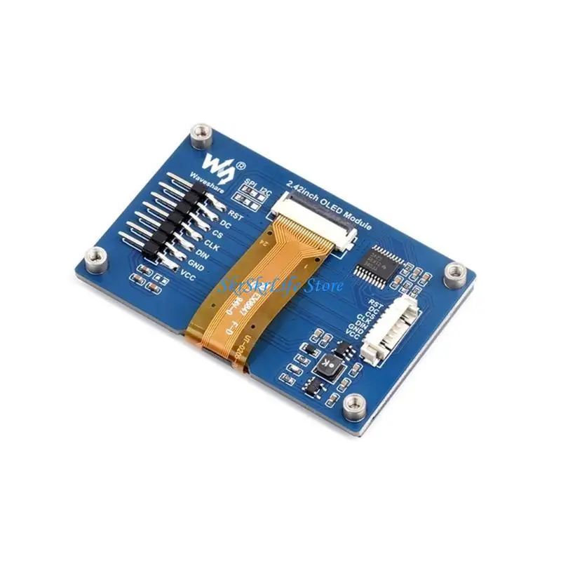 

E65E 1Set 2.42" OLED Display Module SSD1309 Driver Chip SPI/I2C Communication 128×64