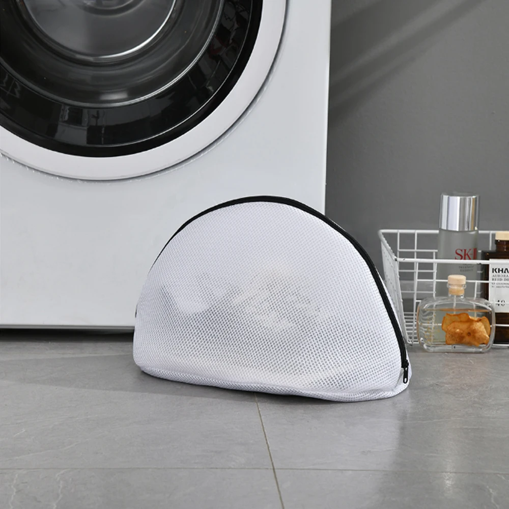 1PC Thickened shoe washing bag Anti-deformation shoe washing cover Polyester Cleaning bag Mesh bag Filter bag