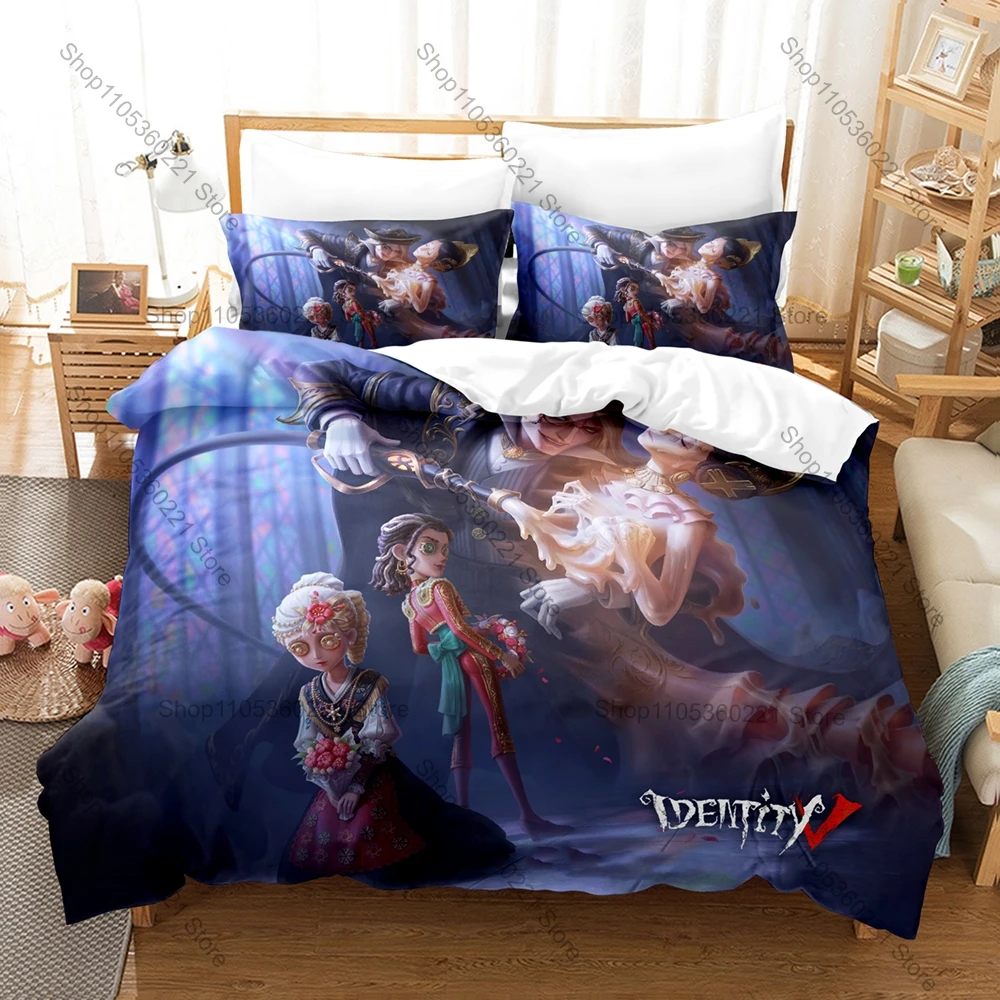 ID INVADED John Walker Well Skeleton Abnormal World Surreal Duvet Cover + 2 Pillowcases Psychological Thriller Anime Bed Linen
