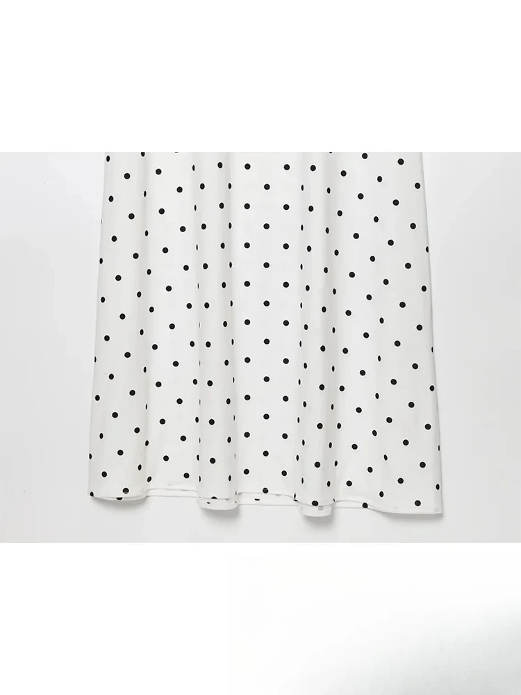 KONDALA-vestido largo sexi y elegante para mujer, vestido de fiesta con lunares, sin mangas y espalda descubierta, moda de verano 2025, vestido elegante para discoteca de noche