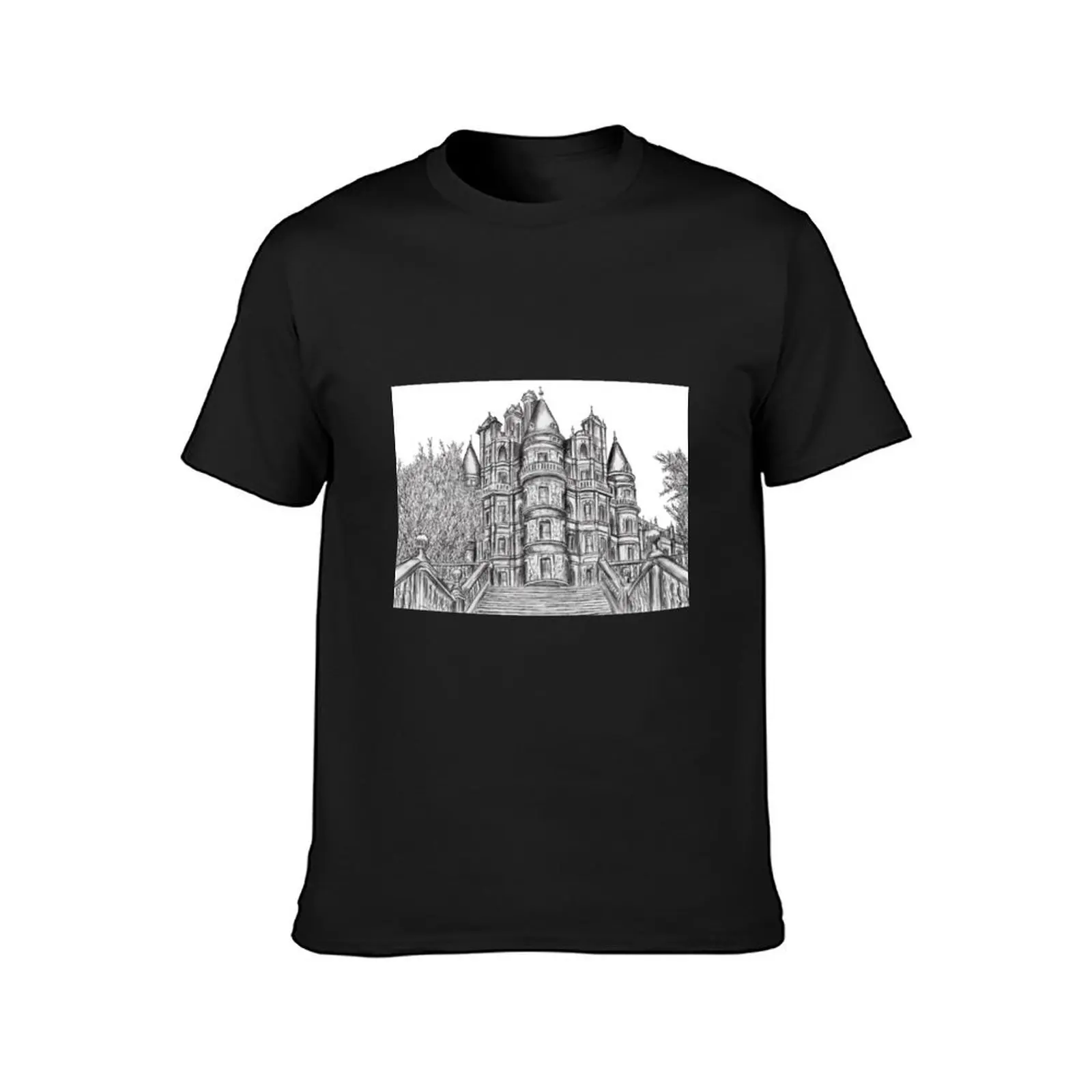 Royal Holloway University of London Illustration T-Shirt aesthetic clothes summer clothes blacks vintage clothes for men