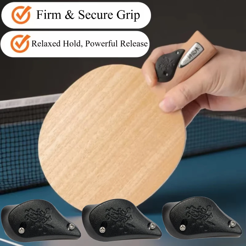 

Table Tennis Blade Penhold Backhand Play Specific Finger Buckle for Power-Assisted Grip Ping Pong Paddle Handle Accessories 1set