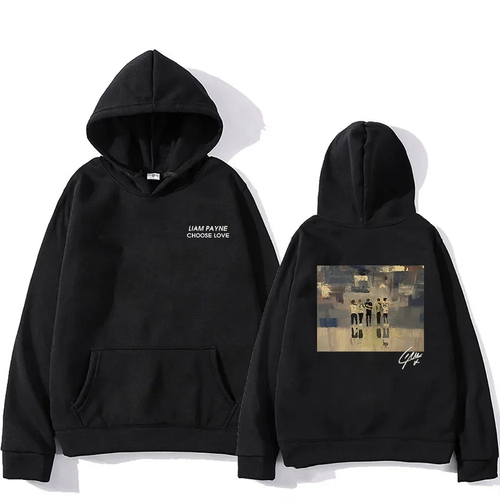 

Liam Payne Choose Love Hoodie Fashion Women Hoodies Harajuku Aesthetic Unisex Winter Fleece Pullover Sweatshirt Vintage